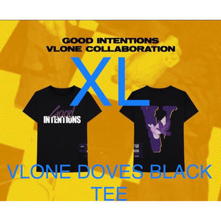 VLONE DOVES BLACK TEE XL ②