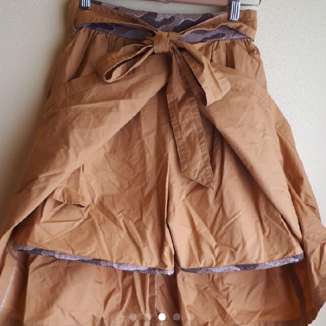 SCOT CLUB(スコットクラブ)のSCOT CLUB購入　mink chair　個性派　ウエストリボン　スカパン レディースのスカート(ひざ丈スカート)の商品写真