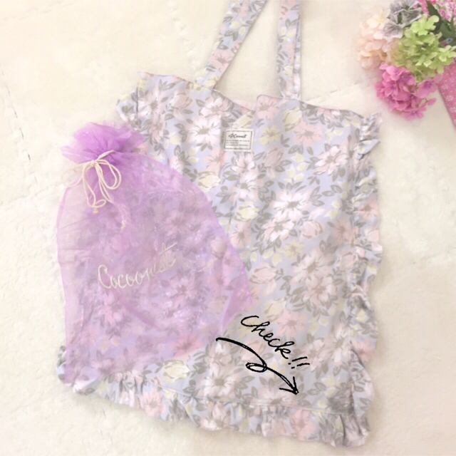 LIZ LISA(リズリサ)のcocoonist♡花柄トート♡送料０円 レディースのバッグ(トートバッグ)の商品写真