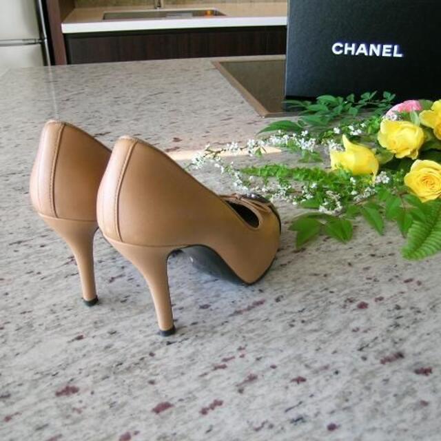 CHANEL - ☆正規品☆CHANEL☆バイカラーパンプス☆35.5☆濃い CHANEL - ☆正規品☆CHANEL☆バイカラーパンプス☆35.5☆濃い