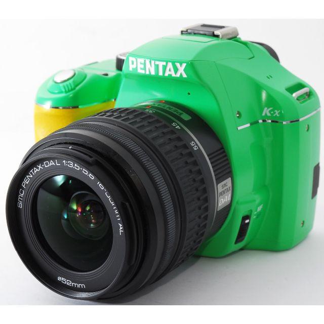 PENTAX(ペンタックス)の❤ペンタックス K-X レンズキット❤あなただけのオリジナルカラー♪WiFi対応 スマホ/家電/カメラのカメラ(デジタル一眼)の商品写真