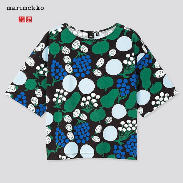 marimekko(マリメッコ)のこまみ様　マリメッコ×ユニクロ　フルーツ柄Tシャツ レディースのトップス(Tシャツ(半袖/袖なし))の商品写真