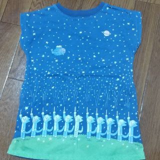 グラニフ(Design Tshirts Store graniph)のグラニフ graniph 11匹のねこ 90cm(ワンピース)