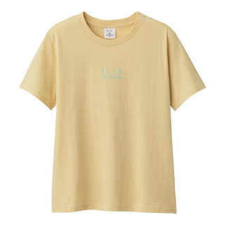 ジーユー(GU)のLサイズ ELLE GU グラフィックT Tシャツ(Tシャツ(半袖/袖なし))