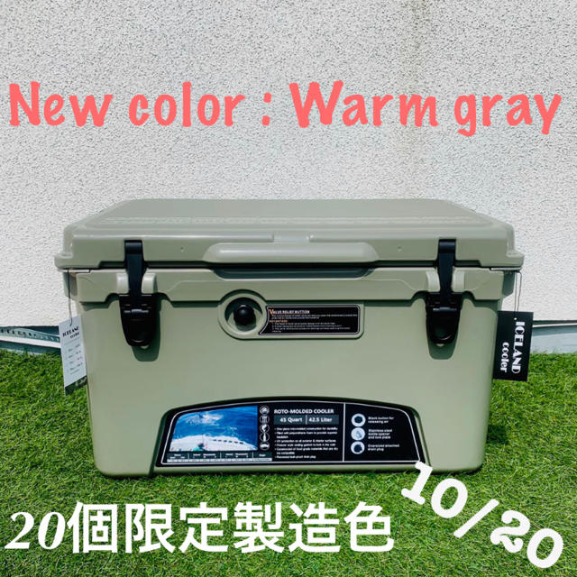 レア色 アイスランドクーラーボックス 45QT ICELAND r の通販 by ...