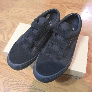 ヴァンズ(VANS)のVANS オールドスクール ベルクロ オールブラック 箱なし(スニーカー)