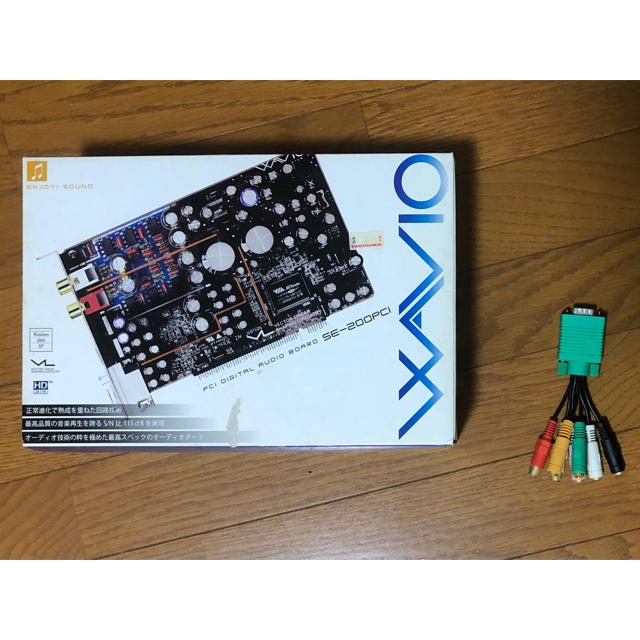 ONKYO(オンキヨー)の動作確認済 ONKYO WAVIO SE-200PCI サウンドカード スマホ/家電/カメラのPC/タブレット(PCパーツ)の商品写真