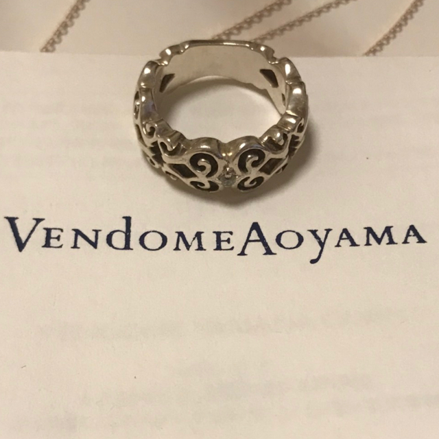 Vendome Aoyama(ヴァンドームアオヤマ)の翡翠様専用　ヴァンドーム青山　シルバーリング　11号 レディースのアクセサリー(リング(指輪))の商品写真