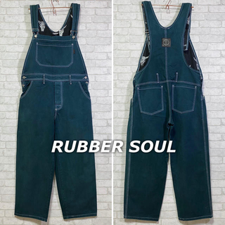 RUBBER SOUL USA製 オーバーオール スカルヘッド 美色/Lサイズ(サロペット/オーバーオール)