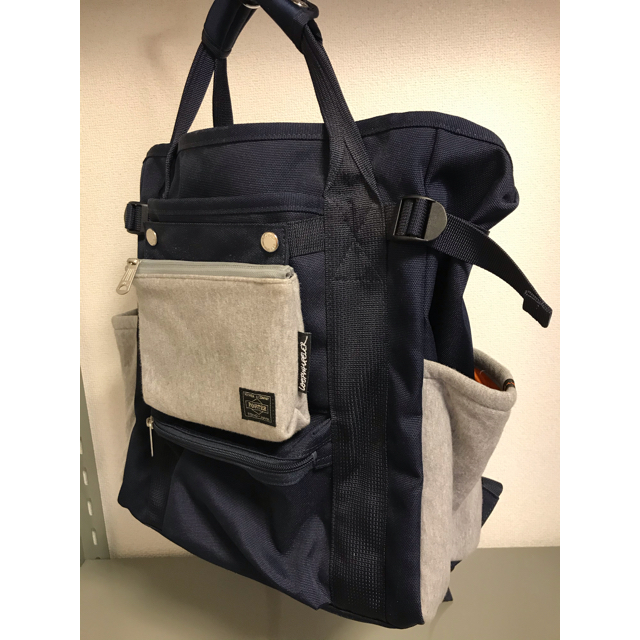 国産原料100% PORTER ポータ × LOOPWHEELER ループウィラー リュック