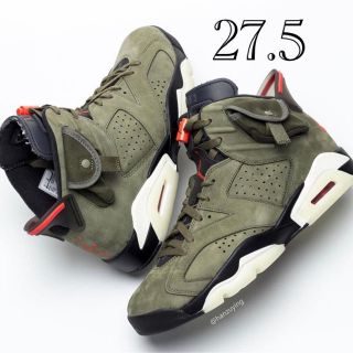 ナイキ(NIKE)のair jordan 6 jordan6 travis scott 27.5(スニーカー)