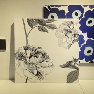 マリメッコ(marimekko)のファブリックボード アートパネル 花柄(ファブリック)