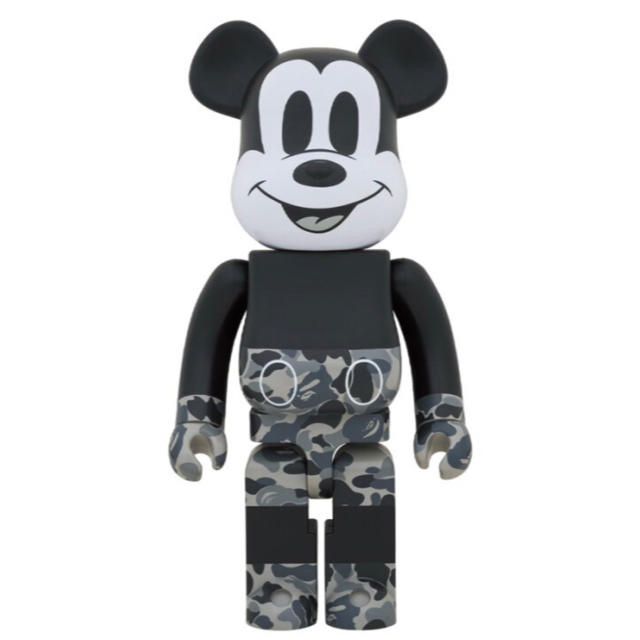 BE@RBRICK BAPE MICKEY MOUSE MONOTONE