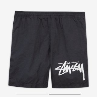 ステューシー(STUSSY)のSTUSSY NIKE WATER SHORT Black Lサイズ(ショートパンツ)