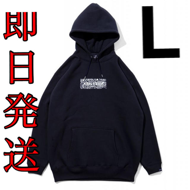 applebum Bandanna Box Logo Parka ネイビー