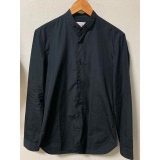 新品 S 定価10.5万 20ss マルジェラ ノーカラー シャツ 1584