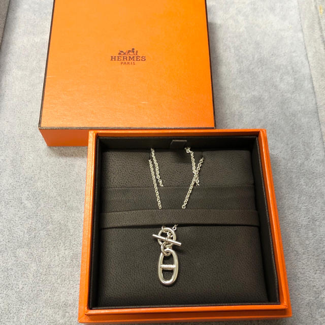 新しく着き Hermes - Hermes 925 シェーヌダンクル ネックレス
