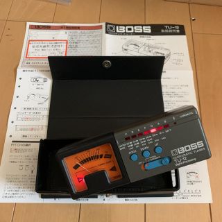 ボス(BOSS)のTU-12 チューナー　説明書　電池付(その他)