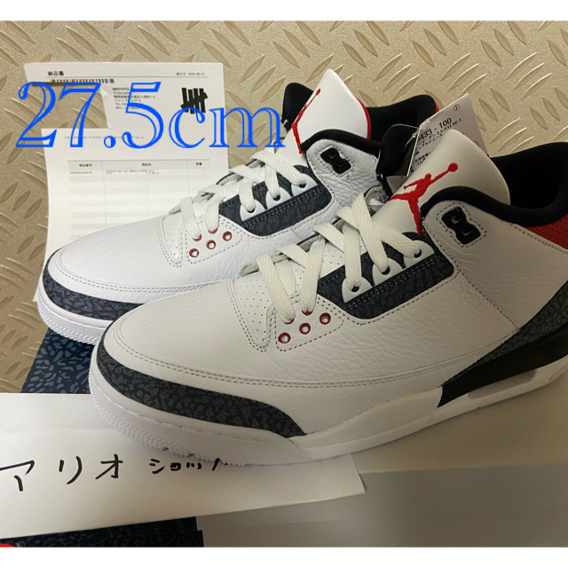 AIR JORDAN 3 JP Denim エアジョーダン 3 デニム 27.5