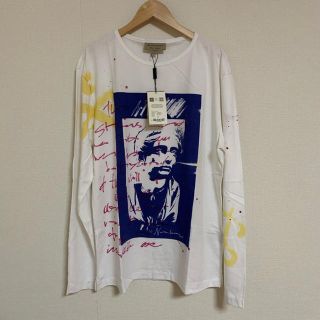 バーバリー(BURBERRY)の新品未使用 BURBERRY Crew Neck コットン ロングTシャツ 白(Tシャツ/カットソー(七分/長袖))