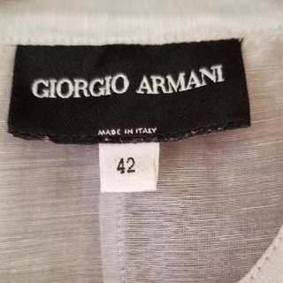 ジョルジオアルマーニ(Giorgio Armani)のノースリーブブラウス(シャツ/ブラウス(半袖/袖なし))