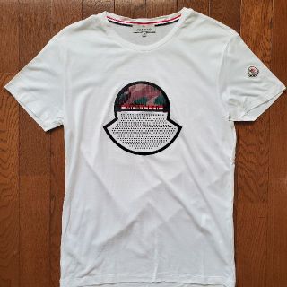 モンクレール(MONCLER)のモンクレール　Tシャツ　白色　Mサイズ(Tシャツ/カットソー(半袖/袖なし))