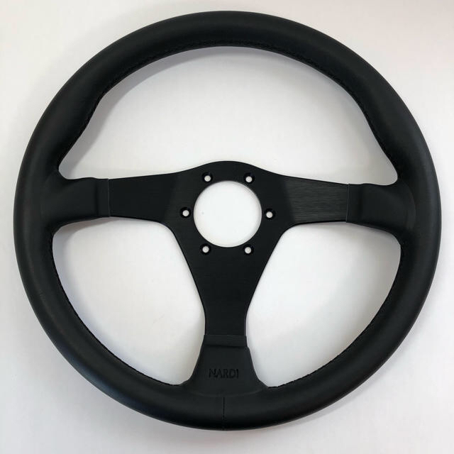 NARDI GARA3 TYPE0 （35φ）ブラックレザー&ブラックスポーク