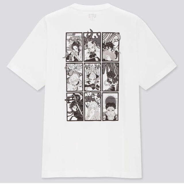 UNIQLO(ユニクロ)の鬼滅の刃　コラボTシャツ　XXS メンズのトップス(Tシャツ/カットソー(半袖/袖なし))の商品写真