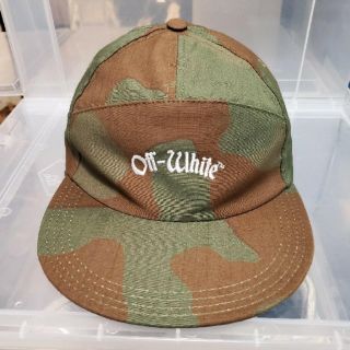 オフホワイト(OFF-WHITE)のoff-white カモフラージュ　キャップ(キャップ)