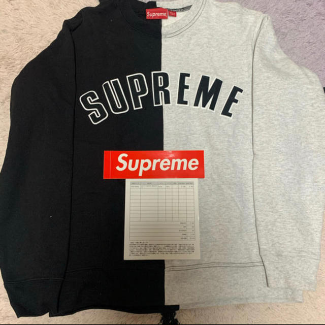 限定価格????シュプリーム supreme split クルーネック