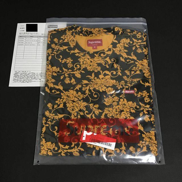 Supreme(シュプリーム)のSmall Box Tee Black Floral M フローラル Tシャツ メンズのトップス(Tシャツ/カットソー(半袖/袖なし))の商品写真