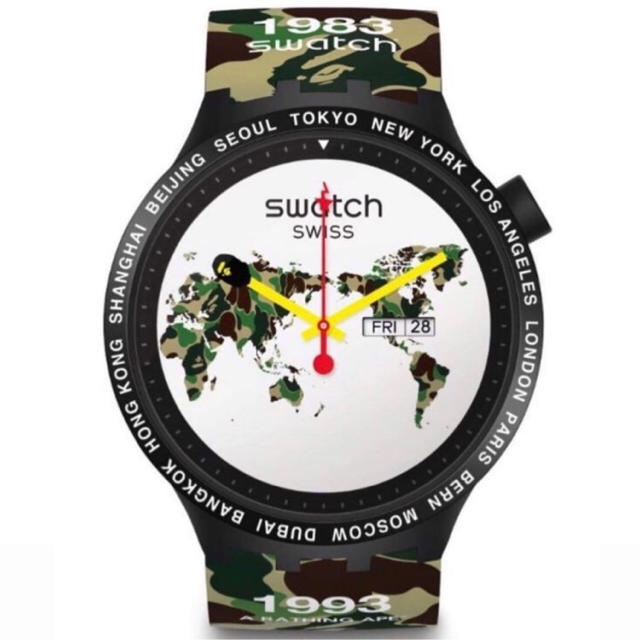 SWATCH® × A BATHING APE®  コラボレーションウォッチ