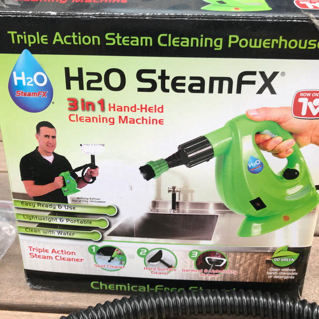 H2O steam FX グリーン スマホ/家電/カメラの生活家電(掃除機)の商品写真