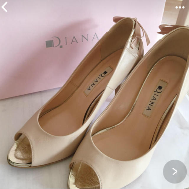 DIANA(ダイアナ)の最終価格　ダイアナCanCamコラボ★レースアップオープントゥパンプス22.5 レディースの靴/シューズ(ハイヒール/パンプス)の商品写真