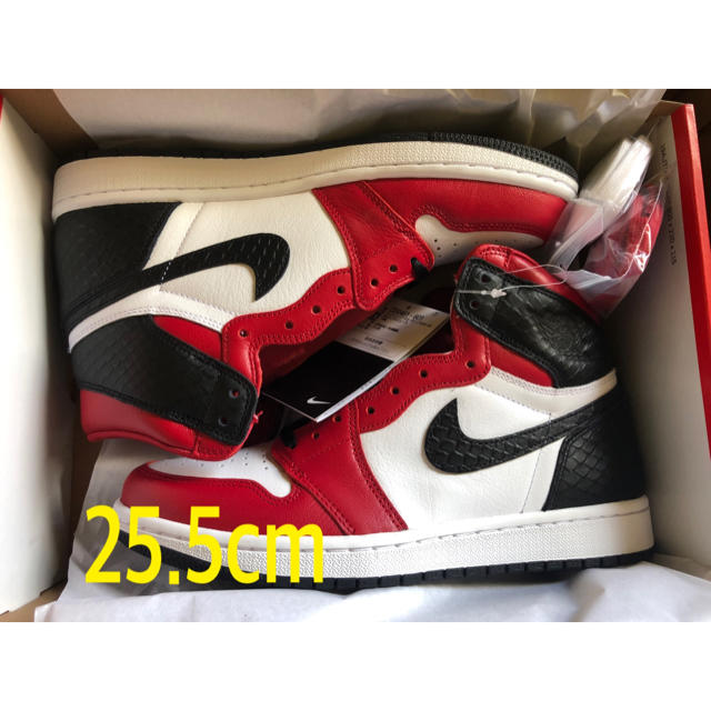 NIKE ナイキ エアジョーダン1  HIGH OG サテンレッド　AJ1