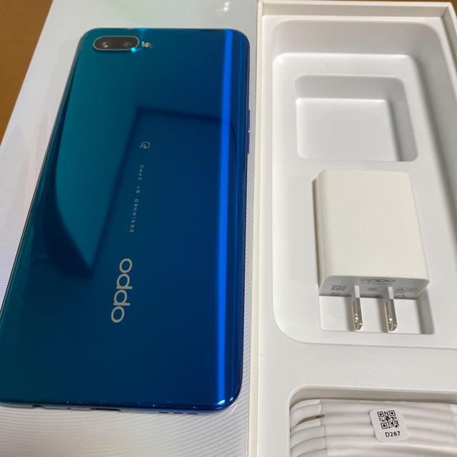 OPPO Reno A 64GB Blue SIMフリーの通販 by カッパ's shop｜ラクマ 国産大特価