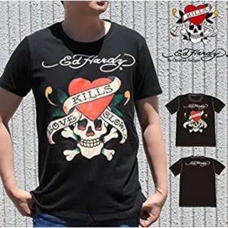 エドハーディー(Ed Hardy)の●美品●Ed hardy●エドハーディー●送料込●人気商品(Tシャツ/カットソー(半袖/袖なし))