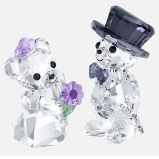 スワロフスキー(SWAROVSKI)のSWAROVSKI  クリスベアyou＆i(置物)