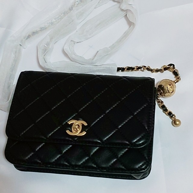 CHANEL(シャネル)のりぃちゃん様専用♡CHANEL ショルダーバッグ 新品未使用 VIPノベルティ レディースのバッグ(ショルダーバッグ)の商品写真