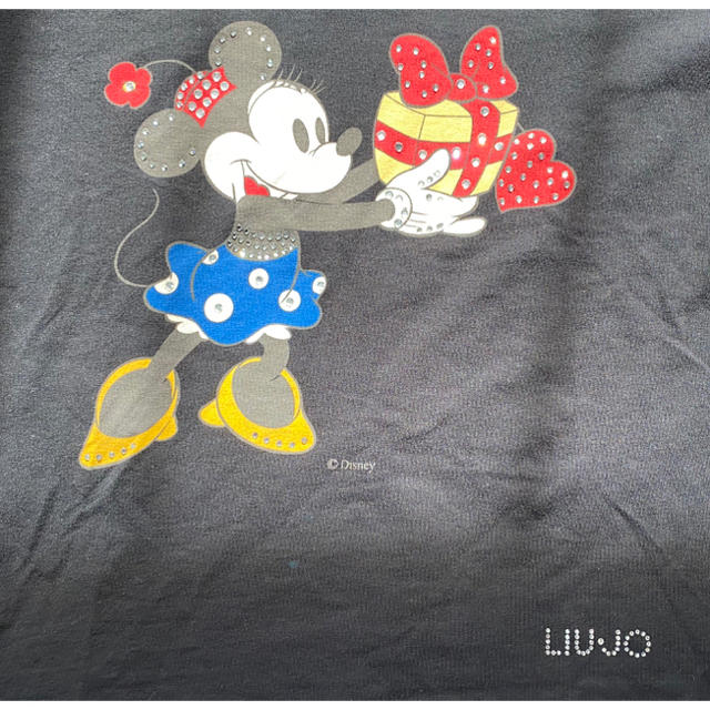 Disney(ディズニー)のLIU・JO ミニーちゃんロンT ラインストーン付き レディースのトップス(Tシャツ(長袖/七分))の商品写真