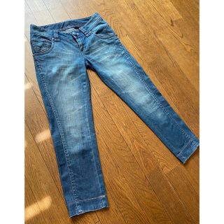 アルマーニエクスチェンジ(ARMANI EXCHANGE)の[値下]アルマーニエクスチェンジ クロップド  デニム パンツ P0 AXロゴ(デニム/ジーンズ)