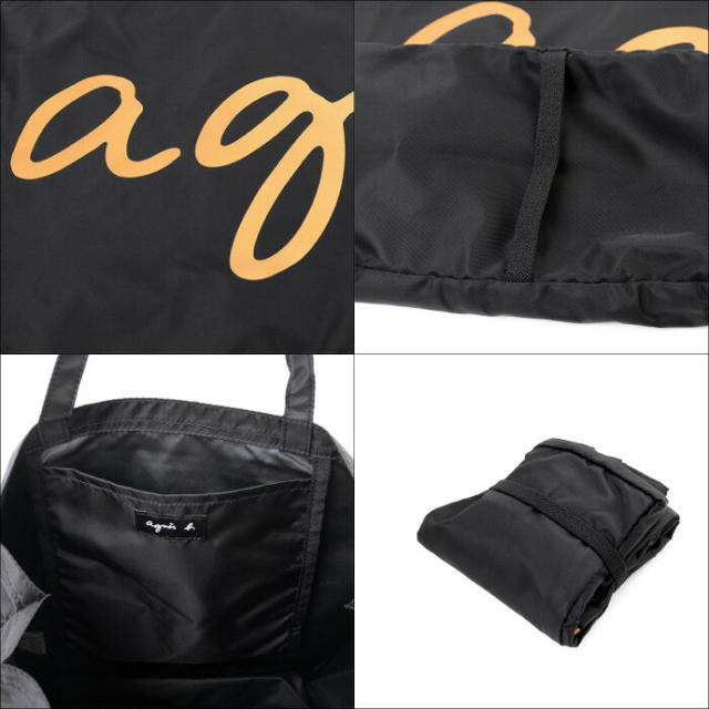 agnes b.(アニエスベー)の新品 アニエスベー agnes b. ナイロン 　　　　エコバッグ BLACK レディースのバッグ(エコバッグ)の商品写真