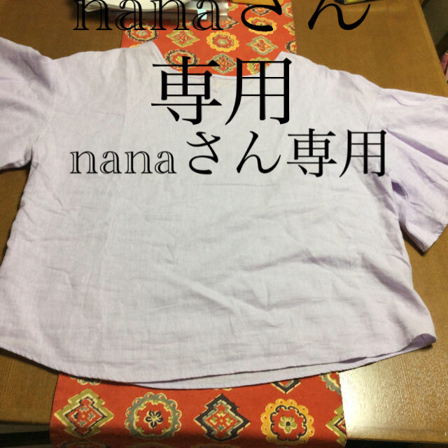GU(ジーユー)のリネン＆レーヨン涼しげ♫ノンアイロン GU L レディースのトップス(シャツ/ブラウス(半袖/袖なし))の商品写真