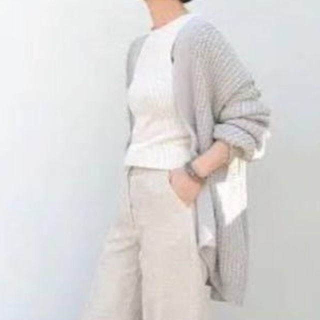 seya　PAPER CARDIGAN ペーパー ニット カーディガン