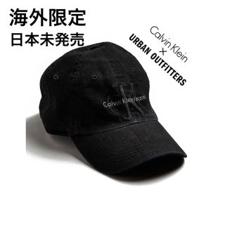 カルバンクライン(Calvin Klein)の☆【Calvin Klein×UO】海外限定　レア　キャップ　黒(キャップ)