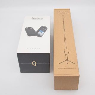 KANDAO QooCam8K 360度全天球カメラ 純正自撮り棒付属 新品