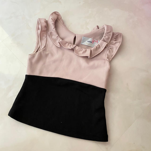 SNIDEL(スナイデル)のsnidel 100 スタイデル　タンクトップ キッズ/ベビー/マタニティのキッズ服女の子用(90cm~)(Tシャツ/カットソー)の商品写真