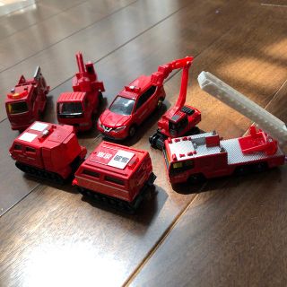 タカラトミー(Takara Tomy)のトミカ  消防車　緊急車両　まとめ売り　レッドサラマンダー　消防車　はしご車(ミニカー)