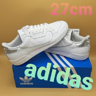 アディダス(adidas)の【プレゼントラッピング可】adidas　CONTINENTAL 80s シルバー(スニーカー)