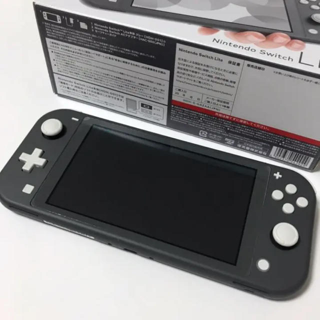 超美品！NintendoSwitch  lite グレー 本体　スイッチライト